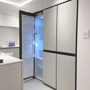 31.냉장고 설치 - 삼성 비스포크 키친핏 (4도어+변온1)