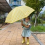 노란 아기 우산! 캔디베이비 (노랑색 체크)