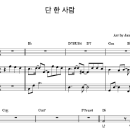 소문난 칠공주 OST 고유진 - 단 한 사람 (반주악보,3단악보) / 연주영상