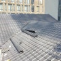 [1년 전 오늘] 칼라강판지붕 기와지붕 일부 철거 후 지붕공사 [서울 을지로]