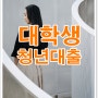 대학생 청년생활비대출 정리