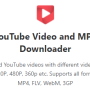 무료 유튜브 동영상 다운로드 및 음원 추출 확장앱 프로그램 : YouTube Video and MP3 Downloader | 크롬기반 브라우저(크롬, 웨일 등)