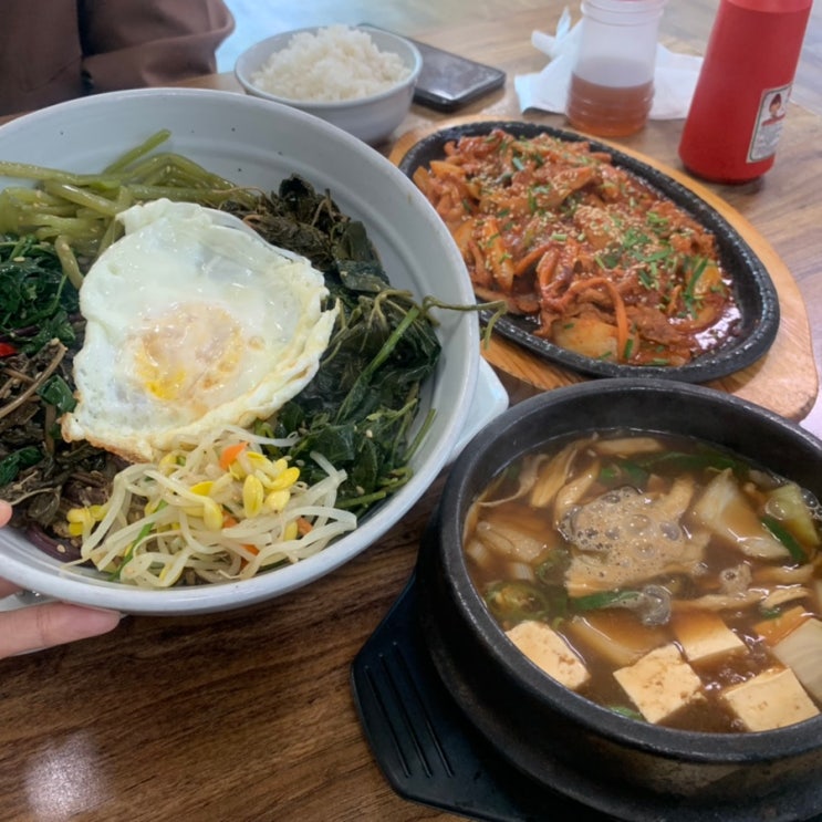 [이천 맛집] 기대 안하고... 비빔밥+제육볶음 맛집!_ 거산산채정식