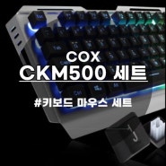갓성비 키보드 마우스 세트 COX CKM500 강추