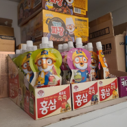 핫딜:: 팔도 뽀로로 홍삼 쏙쏙 어린이 음료 / 4,400원