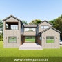 [설계사례] 인천 청라국제도시 모던스타일 56평 전원주택 by 미건하우징