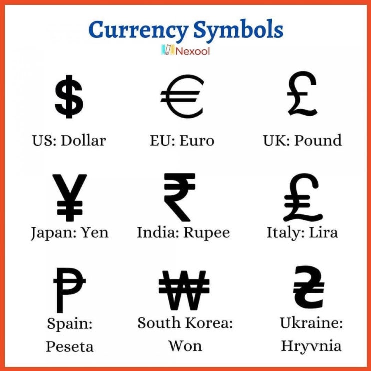 💰💰💰,돈,Money,화폐단위,심볼,currency symbols,통화 기호,달러,유로,파운드,엔,루피,리라,페세타,원,히브니아 ...