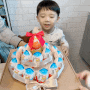 킨더조이케익 아이생일선물 킨더조이로 케이크 만들기