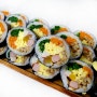 아기 김밥 맛있게 싸는법 (김밥 밥양념,계란지단,어묵조림 ,시금치 데치기 )