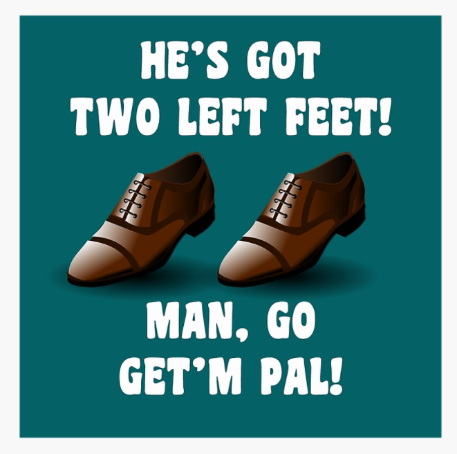 Idiom - Two Left Feet - Funky English