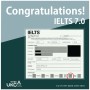 •Congratulations! IELTS 7.0