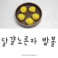 자기주도유아식 아기 핑거푸드 달걀노른자밥볼 만들기