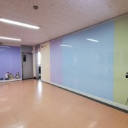 서울방송고등학교- 자석칼라보드(도안) 250*570 외 설치 모습