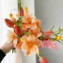 [제주도 꽃집] 오렌지염색튤립부케 / 블루밍앨리스 / 제주공항근처 꽃집 노형 플라워샵 셀프웨딩