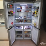 세미빌트인 캐리어냉장고 만족스러운 기능과 디자인의 주방가전