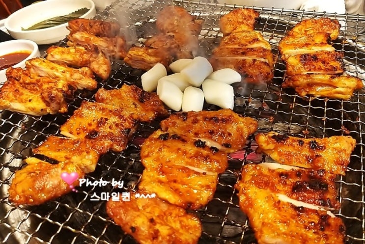 수지 한가네 숯불 닭갈비 / 월급턱~★ : 네이버 블로그