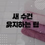 새 수건 세탁법 - 오래유지하는 꿀팁