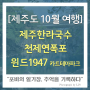 [제주도 10월 겨울여행] 제주한라국수/천제연폭포/윈드1947 카트 테마파크