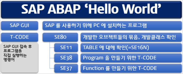SAP ABAP "Hello World" : 네이버 블로그