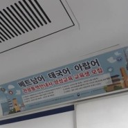 한국관광통역안내사협회_지하철차내 모서리