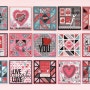 (스탬프아트작품) 149. 밸런타인 퀼트 - Valentine Quilt (201702)