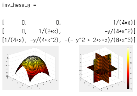 Matlab for Econometrics : Gradient/Hessian/3D-plot(기울기벡터/헤시안행렬/그래프 ...