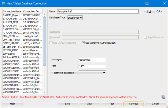 Connect to SQL Server in Oracle SQL Developer : 네이버 블로그