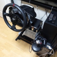 아재 레이서 입문을 위한 심레이싱 (simracing) 트러스트 마스터 T500rs 페달 T3pA Pro 쉬프터 Th8A