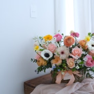 대전 괴정동 꽃집 로아든에서 예쁜 꽃바구니 주문하세요