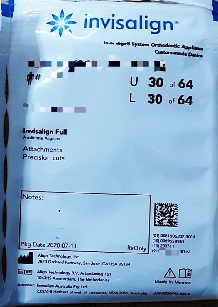 치아교정일기18 인비절라인(invisalign) 교정 add(30/64) : 네이버 블로그