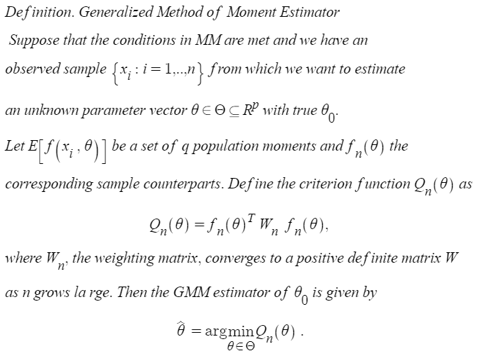 DCM (14) : GMM(Generalized Method of Moment)(2) - GMM Estimator(일반화적률법 ...
