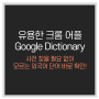 유용한 크롬 어플 - Google Dictionary