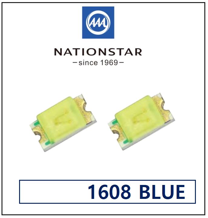 [1608 사이즈] 블루 LED/ Blue / FC-DA1608BK-470H10 : 네이버 블로그