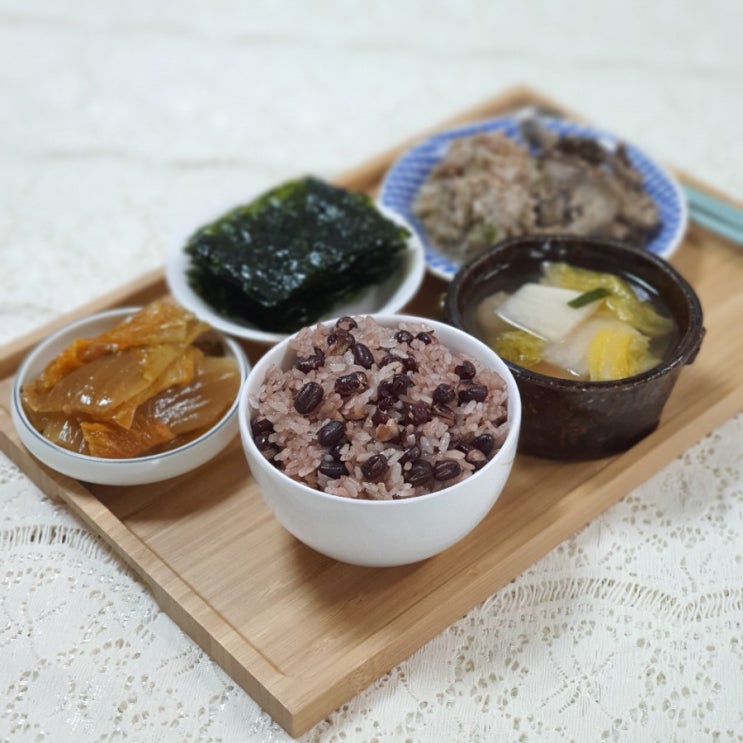 팥찰밥 만드는법 찜기에 찰밥 찌는법 정월대보름 찰밥 : 네이버 블로그