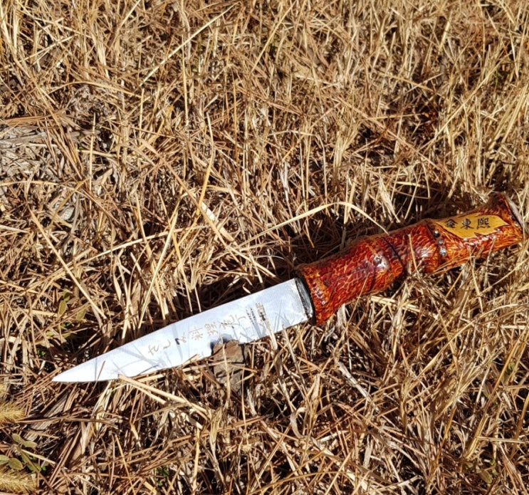 Bamboo root Camping Knife : 네이버 블로그