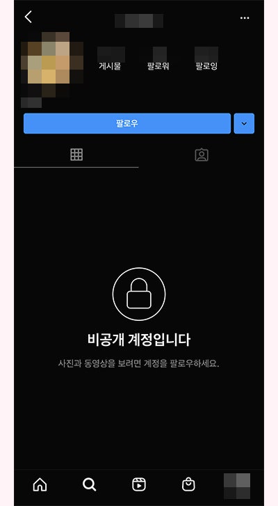 인스타 비공개 계정 보는법, 과연 있을까? : 네이버 블로그