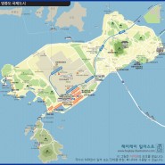 그림 지도 [인천 주요도시 아이패즈 관광 지도]