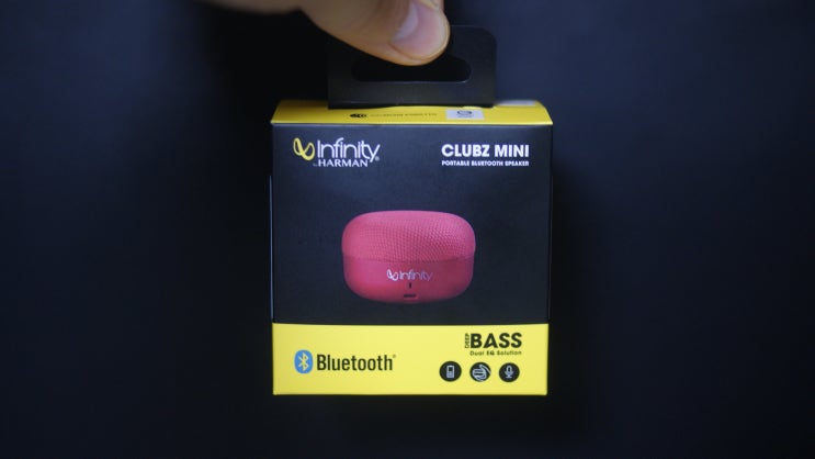 한손에 쏙들어오는 인피니티 클럽즈 미니 포터블 블루투스 스피커 2.5W INFINITY CLUBZ MINI RED 솔직 사용후기 ...