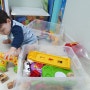 아기 장난감,블록정리::다이소정리함