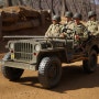 US Jeep & Rangers l 1/6 scale Figure Diorama