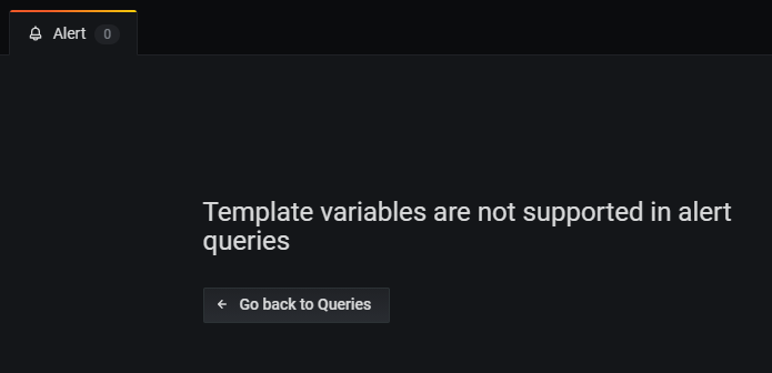 Template variables are not supported in alert queries : 네이버 블로그