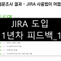 JIRA 도입 1년차 피드백_1(설문조사 분석)