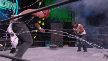 *초 데이터* 가시 철선 폭파 (Barbed Wire Rope Explosion) - 존 목슬리 (Jon Moxley ...