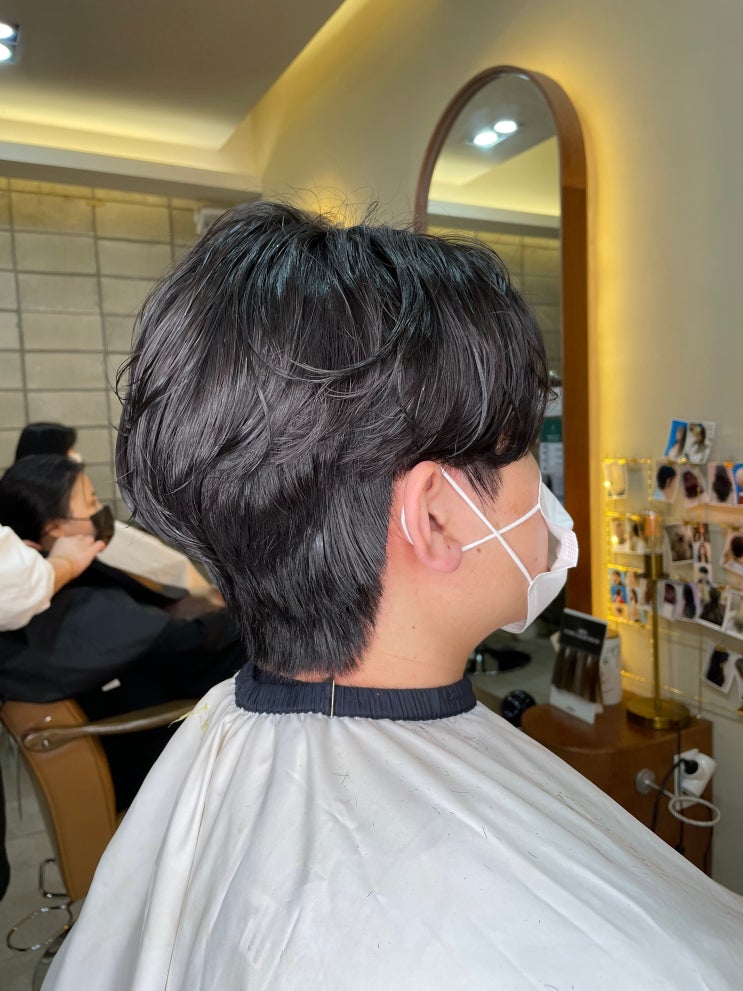 인천 구월동 미용실 요즘 인기있는 남자머리 스타일 리프컷/리프펌 알팀헤어 재인팀장 : 네이버 블로그