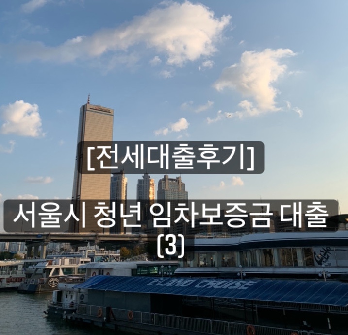 [전세대출후기] 서울시 청년 임차보증금 대출 (3)_총 요약 : 네이버 블로그