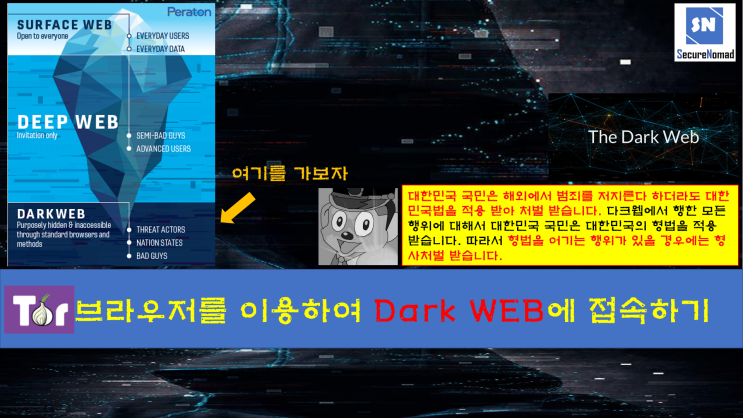 다크웹(Dark WEB)에 접속하는 방법(Tor) : 네이버 블로그