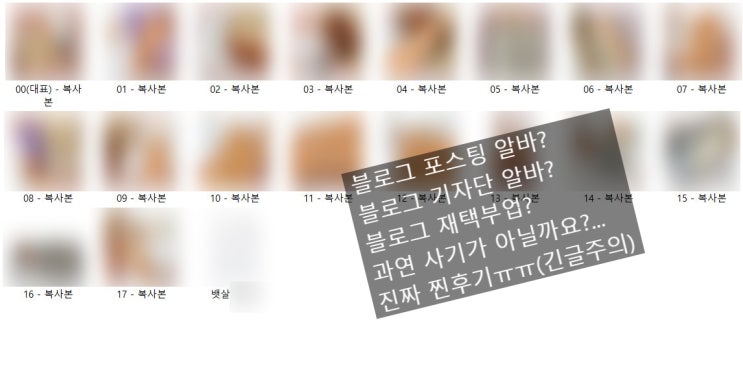 블로그 포스팅 알바, 기자단 찐후기(건당 2만원? 최적화 블로그 노리는 사기 조심하세요) : 네이버 블로그