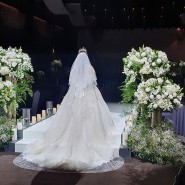 코로나 2단계 결혼식 인원 뷔페 식사 마스크 수도권 광명무역센터컨벤션 웨딩홀 다녀왔어요