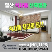 일산 식사동 신축빌라 탑클라우드 고급빌라 완결판!!!