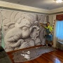 가네샤 뮤럴 벽화 벽지 도배 - 호주 시드니 파라마타